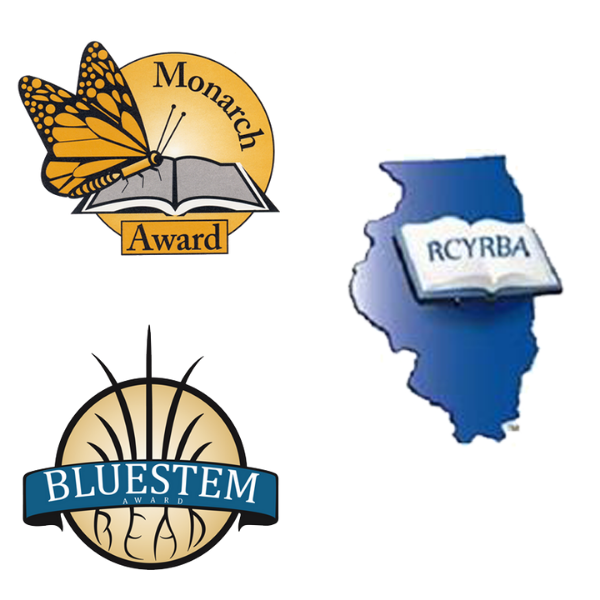 Monarch, Bluestem, and Caudill award badges