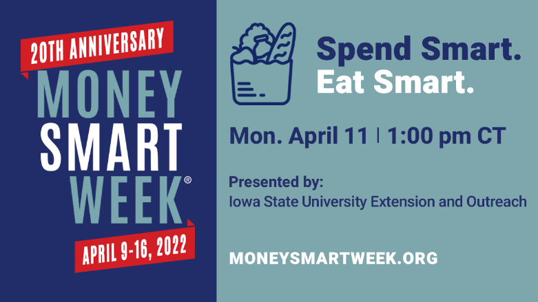 Money Smart Week Spend Smart Eat Smart promotion