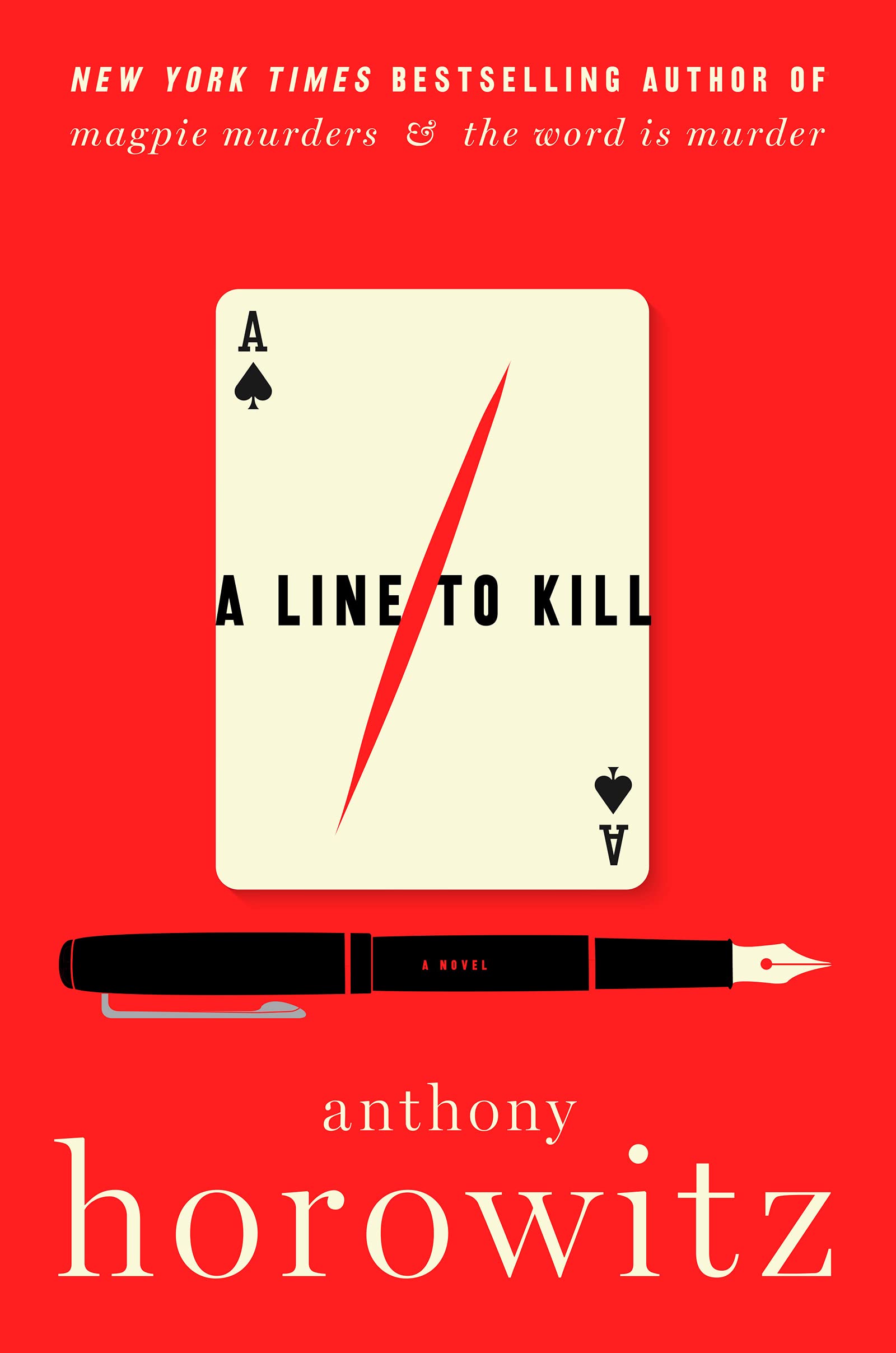 Book cover of A Line to Kill by Anthony Horowitz