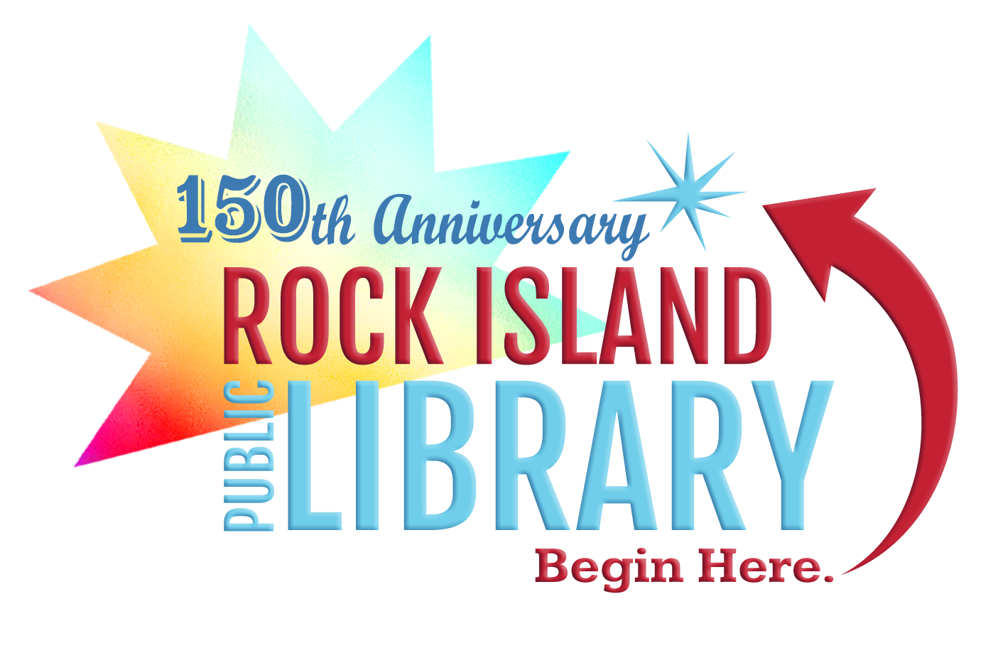 Rock Island Public Library 150th Logo 