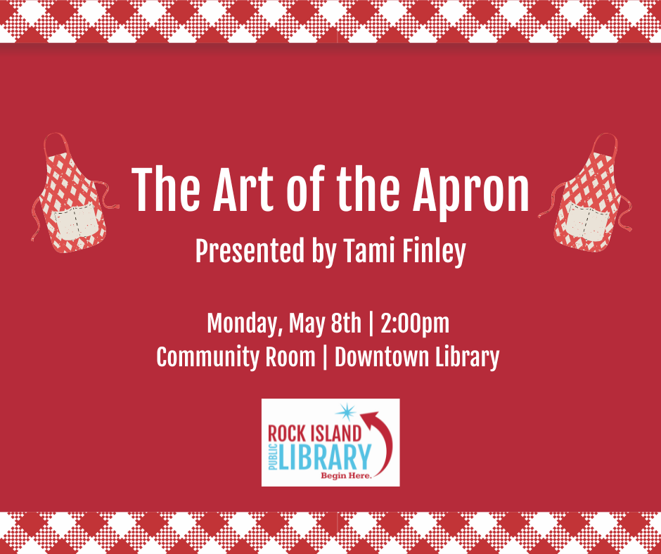 Image of "The Art of the Apron" program information