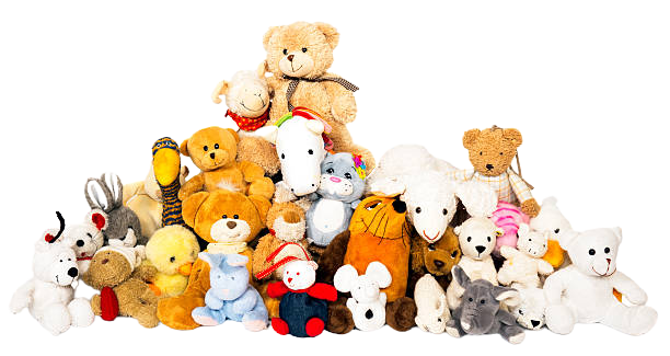 pile of stuffed animals