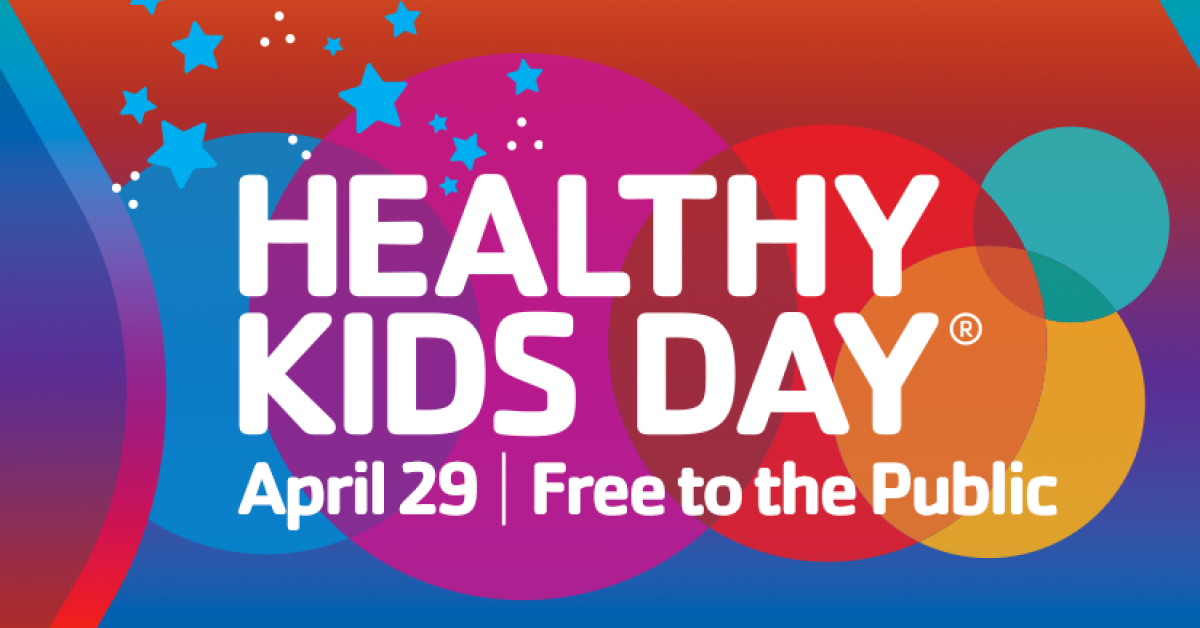 Healthy Kids day advertisement, april 29th, free to the public