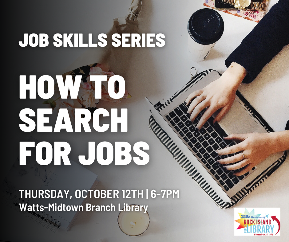 Program information for "Job Skills: How to Search for Jobs"