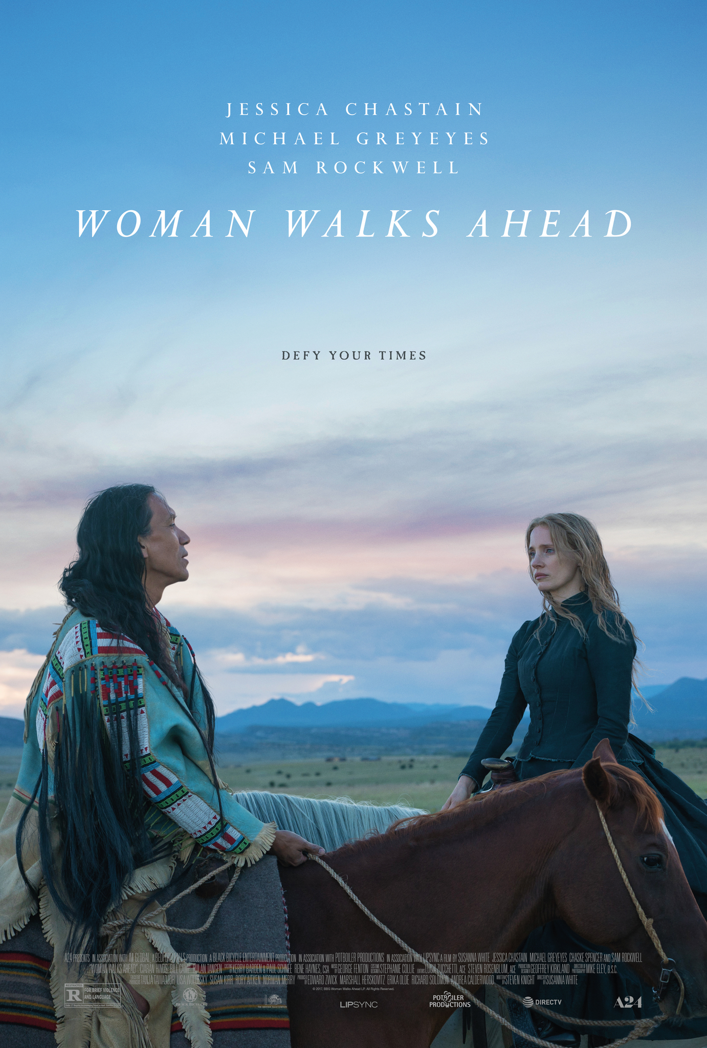 DVD cover of Woman Walks Ahead