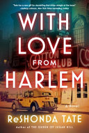 Book cover reading "With Love from Harlem" by ReShonda Tate, featuring a yellow vintage car under a marquee
