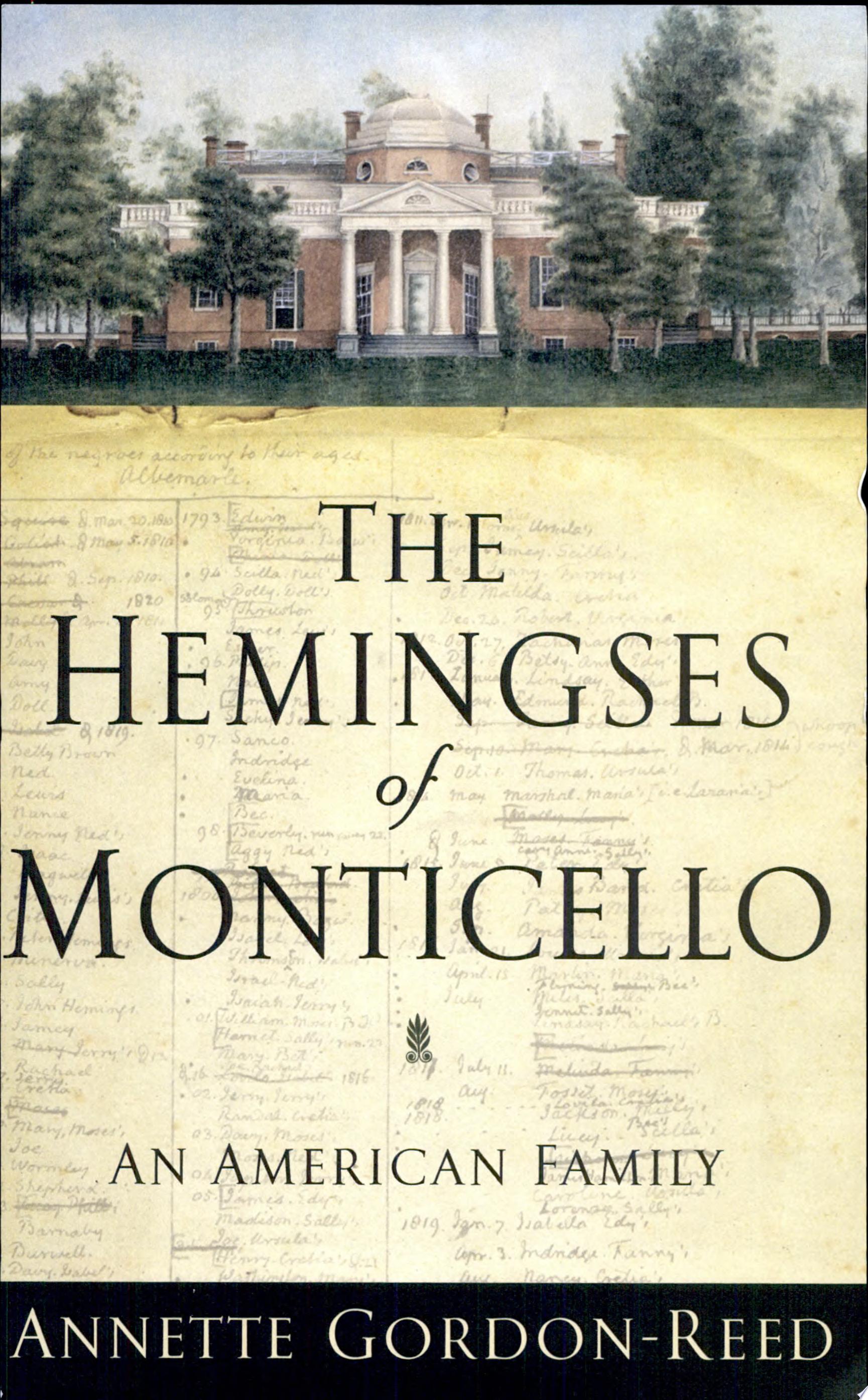 Image for "The Hemingses of Monticello"