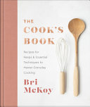 Book cover reading "The Cook's Book" by Bri McKoy, featuring a wooden spoon and whisk against a white background