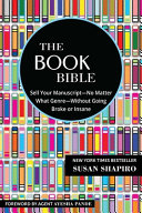 Book cover reading "The Book Bible" by Susan Shapiro, featuring rows of colorful, illustrated book spines