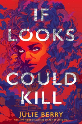 The title "If Looks Could Kill" appears in white text, and in the background is the image of a woman with red skin and purple hair and clothing.