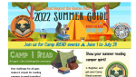 Cropped in front page of the Summer Guide Newsletter