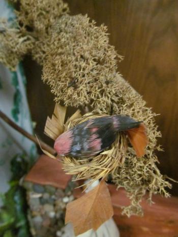 Closeup of dolls in the Story Mountain exhibit
