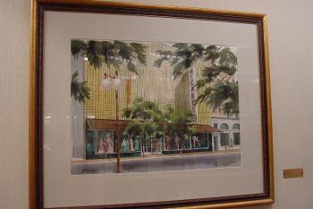 Painting of McCabe's storefront