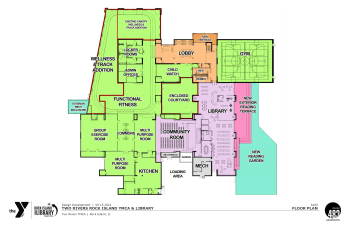 Floor plan of new Watts-Midtown branch