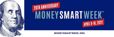 Ben Franklin and MoneySmart Week graphic