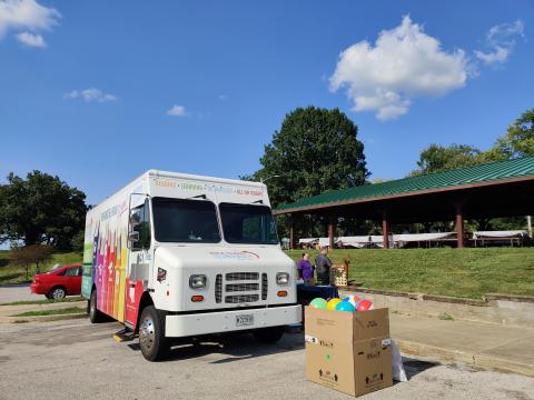 Library2Go at 2021 National Night Out at Longview Park
