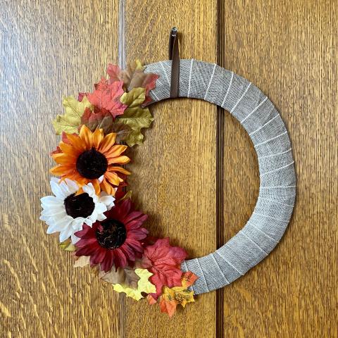 image of fall wreath