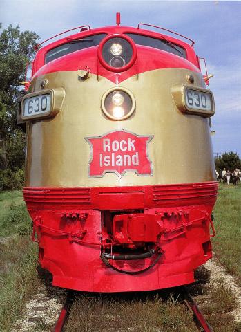 Rock Island Lines train engine No. 630