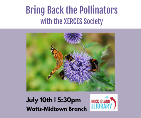Program information for "Bring Back the Pollinators" Presentation