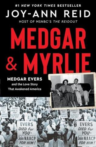 Black, Red and White Book Cover for Medgar & Myrlie