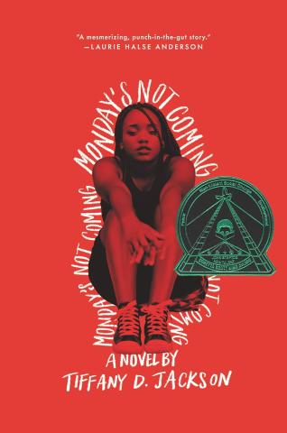 The book's cover features a girl sitting while holding her knees.