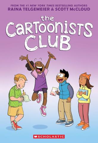 Cover of the book "The Cartoonists Club" by Raina Telgemeier