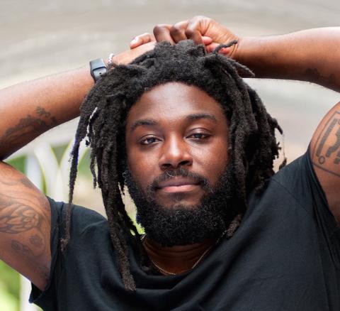 Author photo for Jason Reynolds photo by ben fractenburg