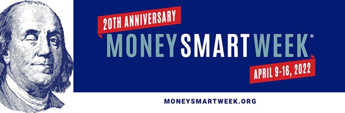 Ben Franklin and MoneySmart Week graphic