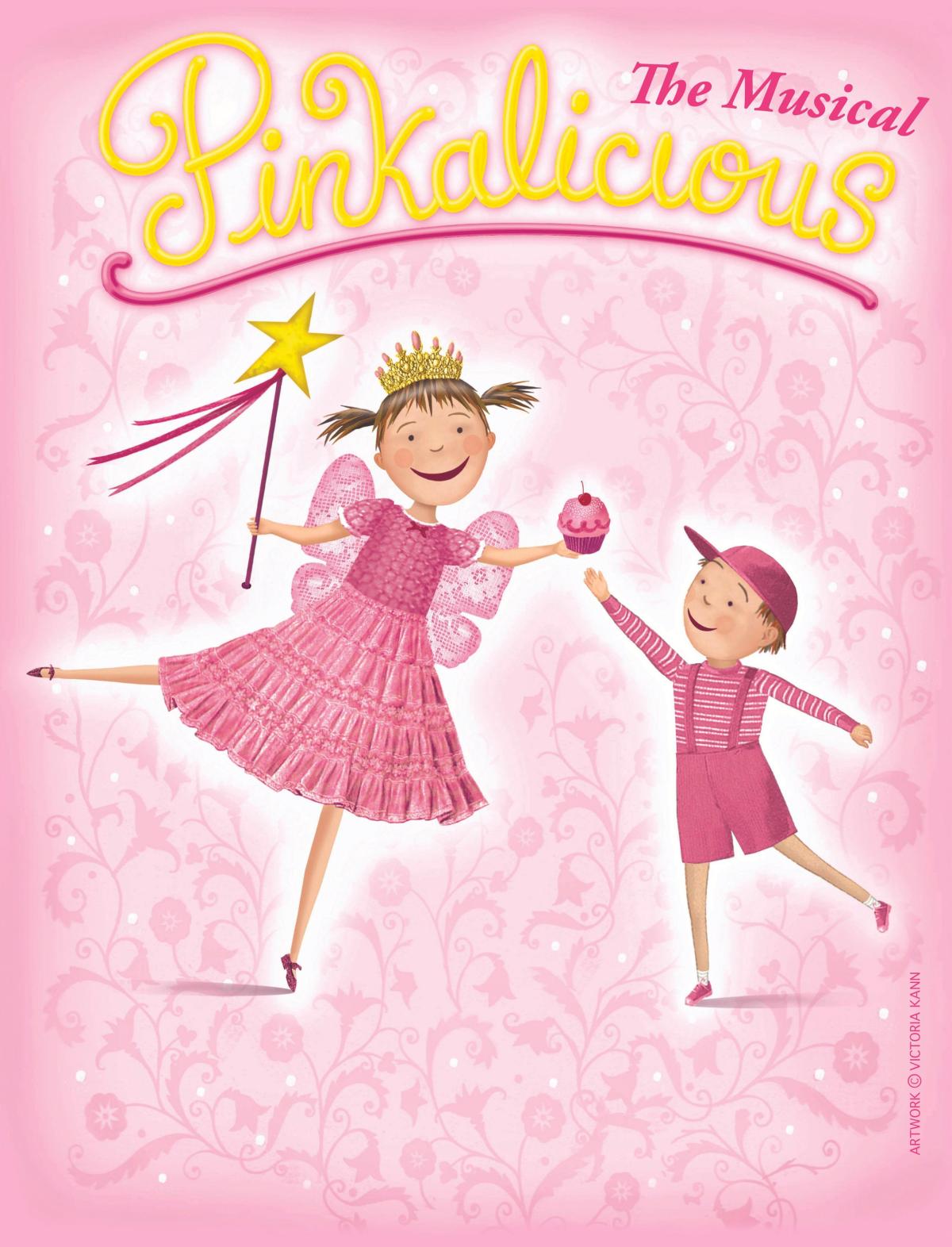 Pinkalicious with cupcake 