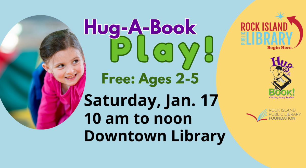 Child peeking out of obstacle tunnel Hug a Book Play event 