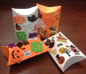 Oct 10 Family craft halloween pillow box 