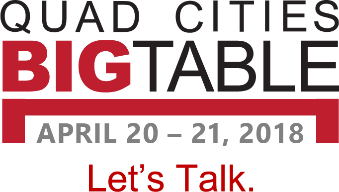 Quad Cities Big Table Logo April 20 - 21 2018