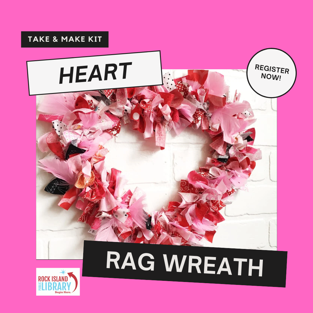 Pink Rag Wreath