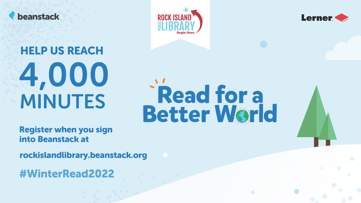 Winter Scene with Trees Read for a Better World Winter Reading Challenge