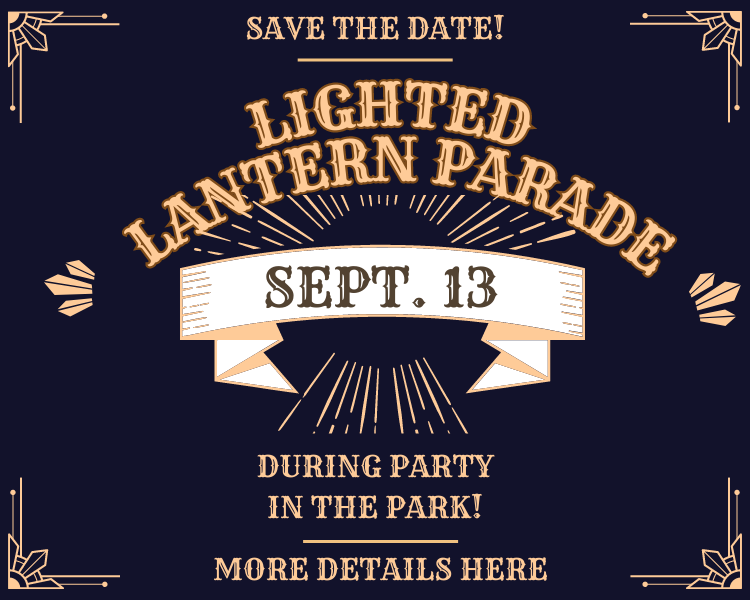 Vintage Lighted Lantern Parade Sept. 13 link to details and instructions